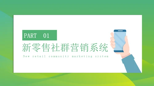 新零售微信朋友圈时代社群营销方案通用PPT模板