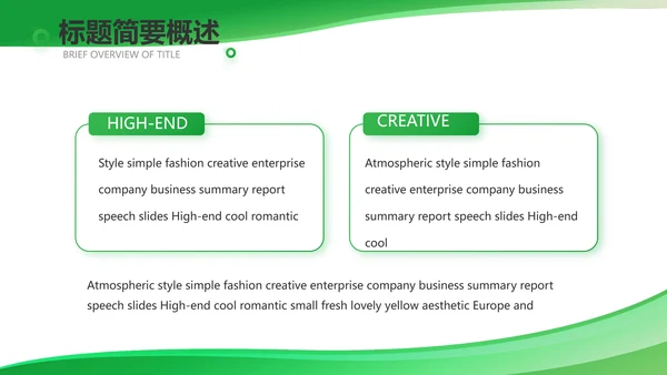 绿色医疗医药代表工作汇报动态PPT