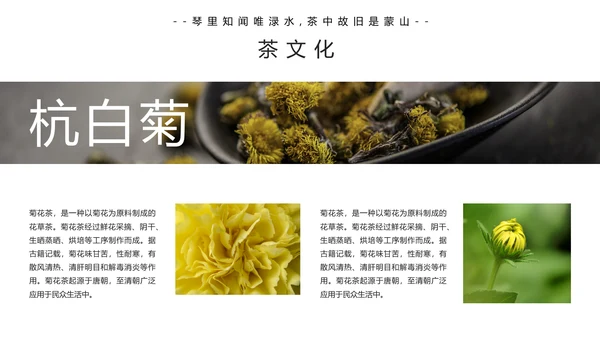 中国传统茶文化茶艺宣传PPT模板