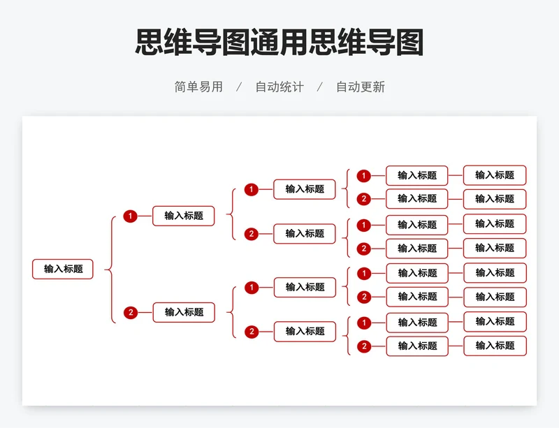 思维导图通用思维导图