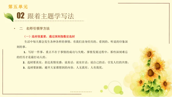 统编版语文四年级上册2024-2025学年度第五单元习作： 生活万花筒（课件）