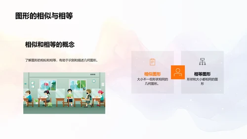几何图形入门PPT模板