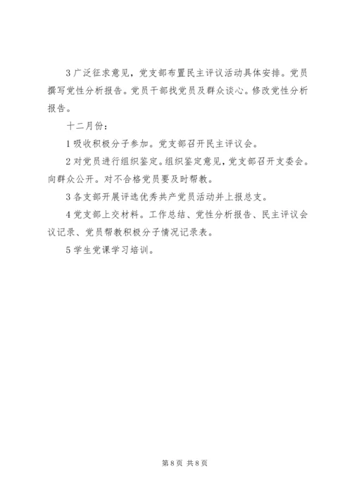 学校党总支实施打算.docx