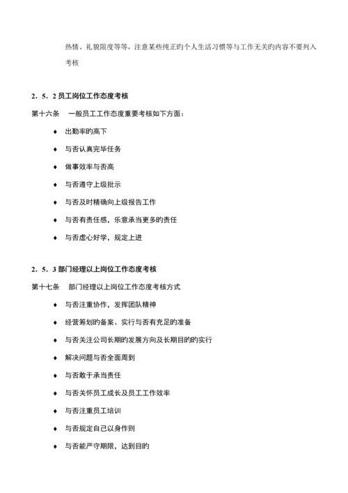 基因公司绩效考评标准手册.docx