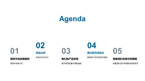 季度保险策略报告PPT模板