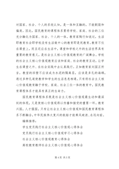 社会主义核心价值观的心得体会范文.docx