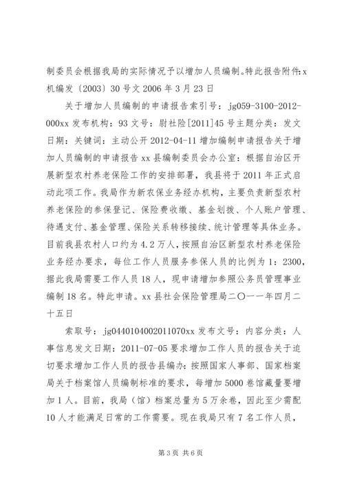 增加人员申请报告大全.docx