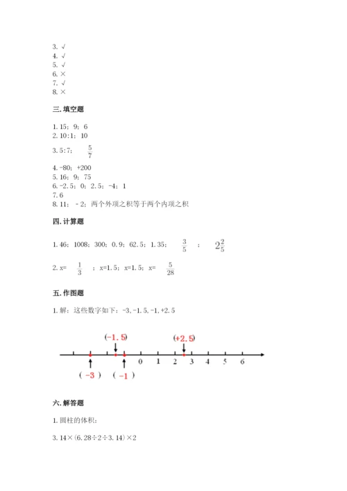 小升初数学期末测试卷【考点梳理】.docx