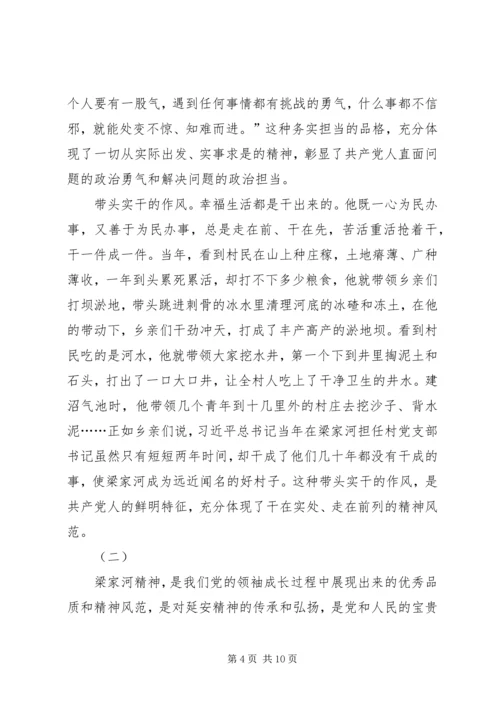 学习梁家河精神材料.docx