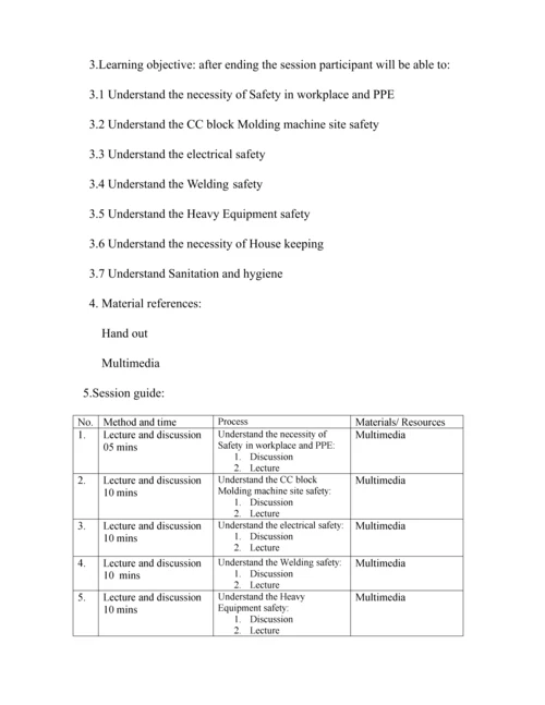 施工现场职业健康安全教育培训报告.docx