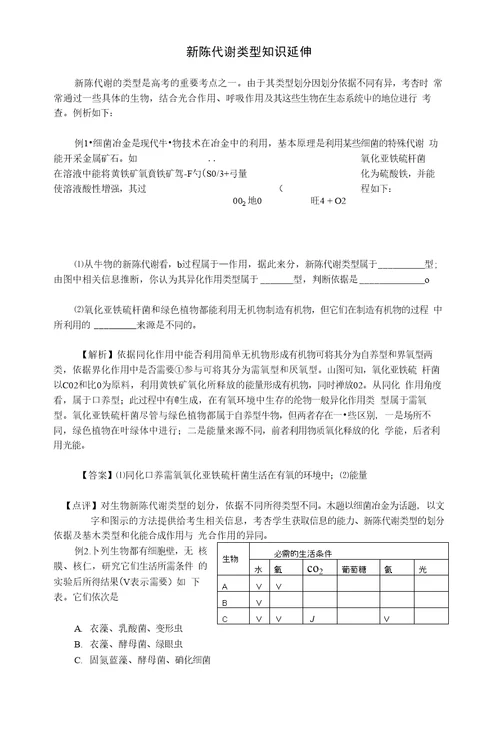 高中生物水学法指导【试题教案】