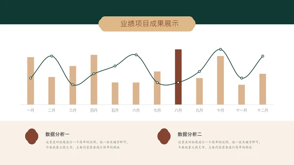 墨绿色简约中国风人资行政工作总结PPT主题