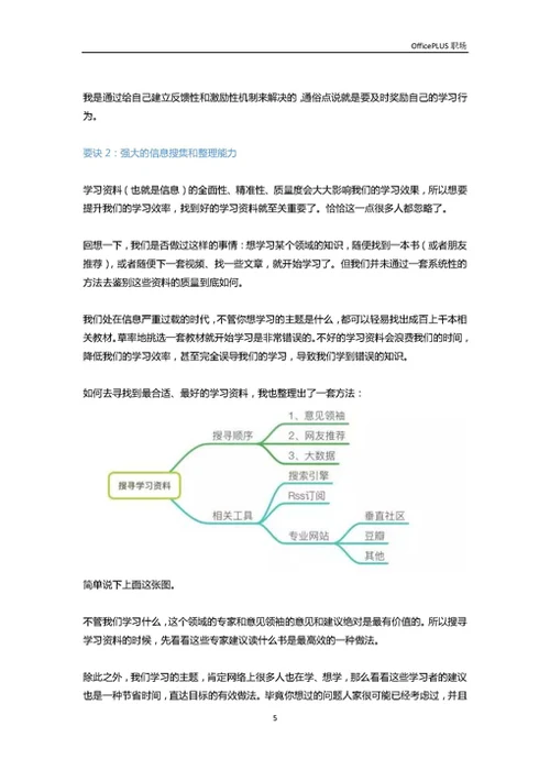 好的学习方法让你的效率百倍提升-Word范文