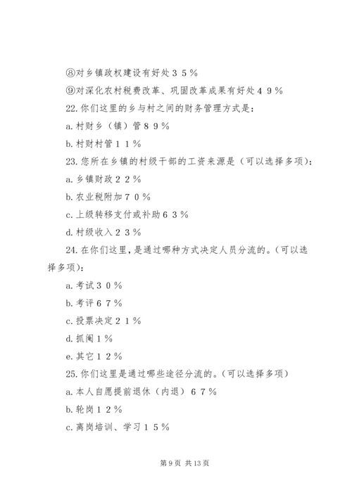 关于乡镇改革的调查与思考 (7).docx