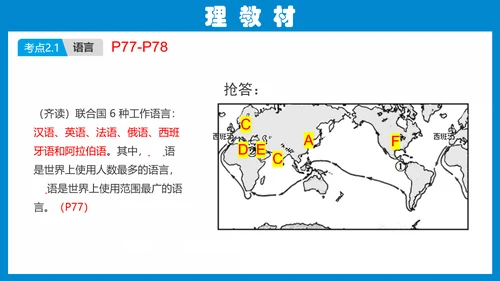七上：居民与聚落、发展与合作（一轮复习课件23张）（人教版）