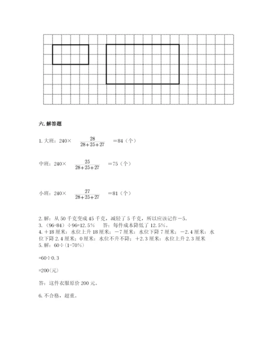 丹徒县六年级下册数学期末测试卷及一套答案.docx