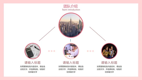 粉色渐变医疗美容项目介绍PPT模板