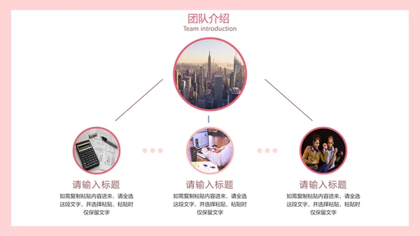 粉色渐变医疗美容项目介绍PPT模板