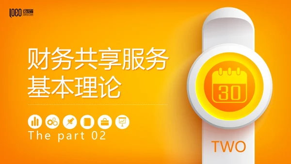 桔色微立体财务共享服务培训课件PPT财务知识培训