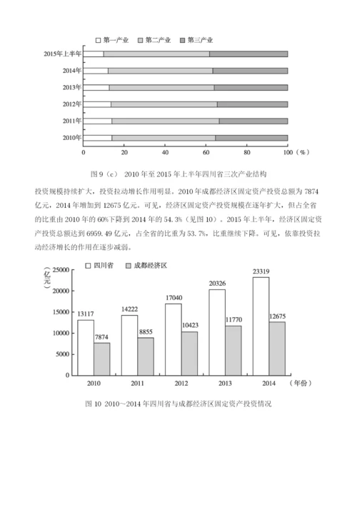 成都经济区经济形势分析与预测.docx