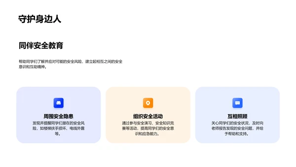 安全防护讲座PPT模板
