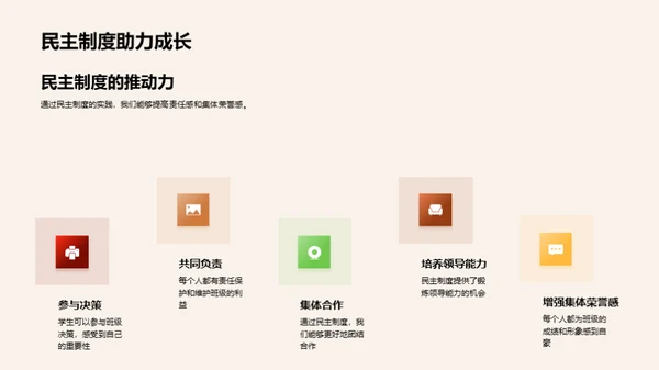 班级民主制度构建