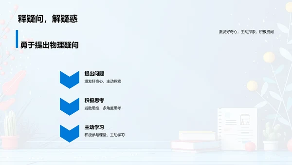 物理课程导览PPT模板