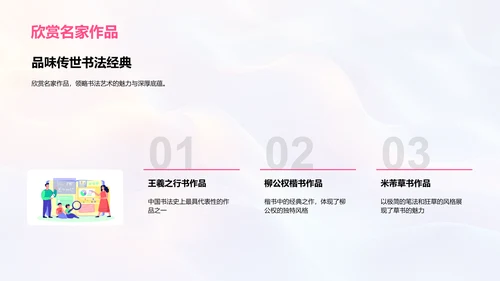 美术书法课PPT模板