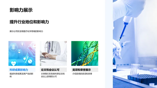 生物化学年终报告PPT模板