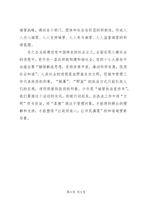 城管执法调研报告精编.docx