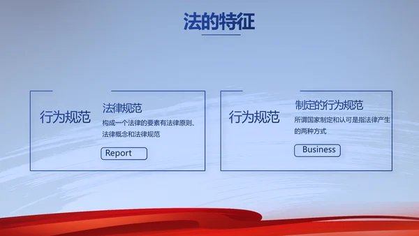 蓝色大气法律工作述职报告动态PPT