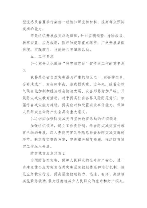 防灾减灾应急预案.docx