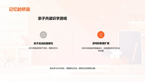 识字游戏教学法PPT模板