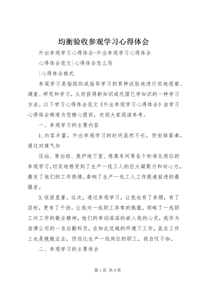 均衡验收参观学习心得体会 (2).docx