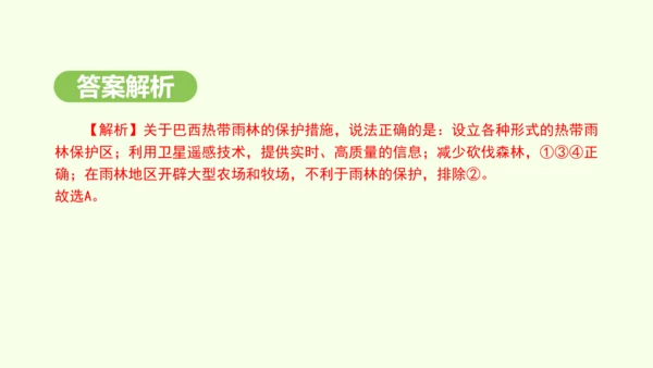 10.2.2 热带雨林的开发与保护（课件31张）-2024-2025学年七年级地理下学期人教版(20