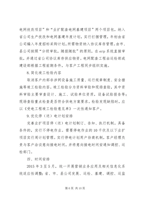 供电公司XX年营业业扩工作指导意见.docx