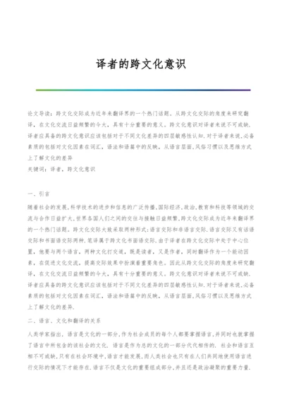 译者的跨文化意识.docx