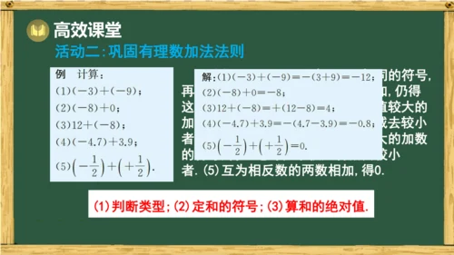 人教版数学（2024）七年级上册2.1.1 第1课时 有理数的加法课件（共20张PPT）