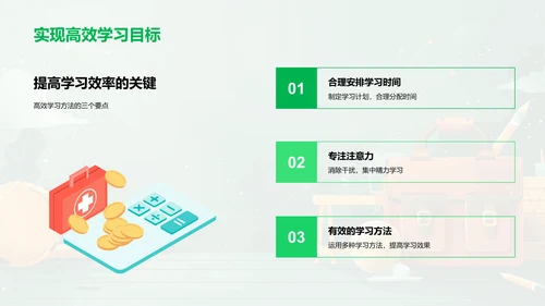 初一学科学习攻略PPT模板