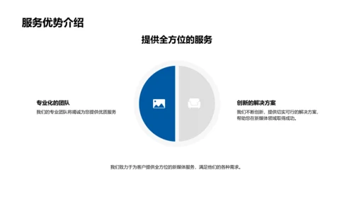 新媒体服务提升商机PPT模板