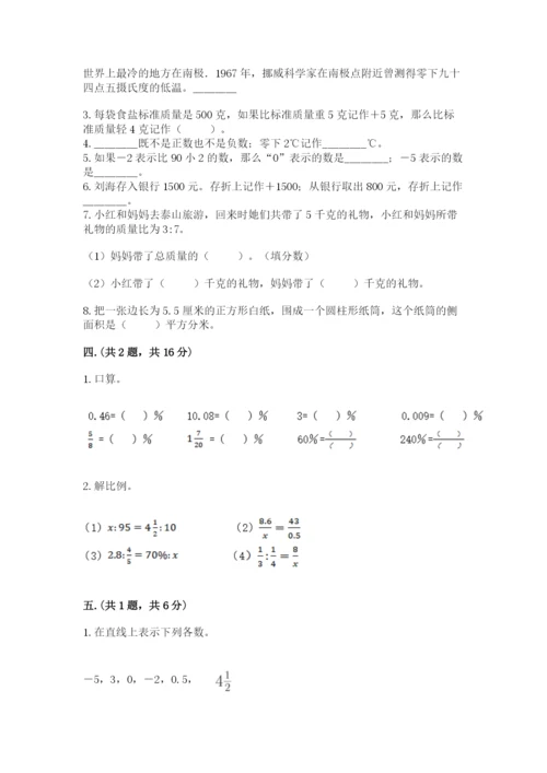 苏教版数学小升初模拟试卷（夺分金卷）.docx