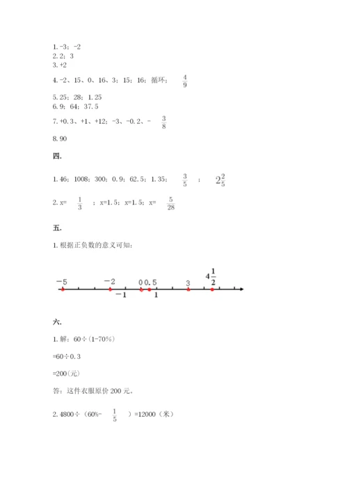 四川省【小升初】2023年小升初数学试卷附答案（综合题）.docx