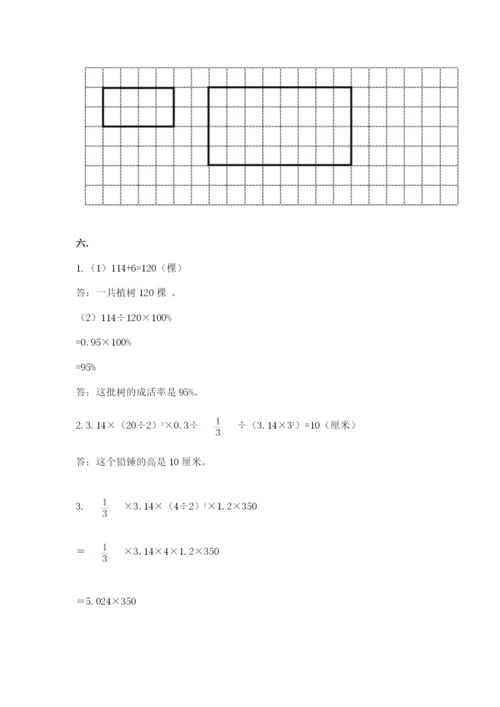 小学六年级数学摸底考试题【精选题】.docx
