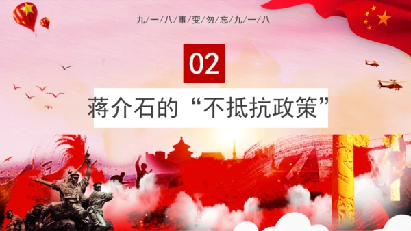 九一八事变勿忘国耻通用PPT模板