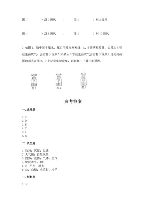 教科版三年级上册科学期末测试卷【重点】.docx