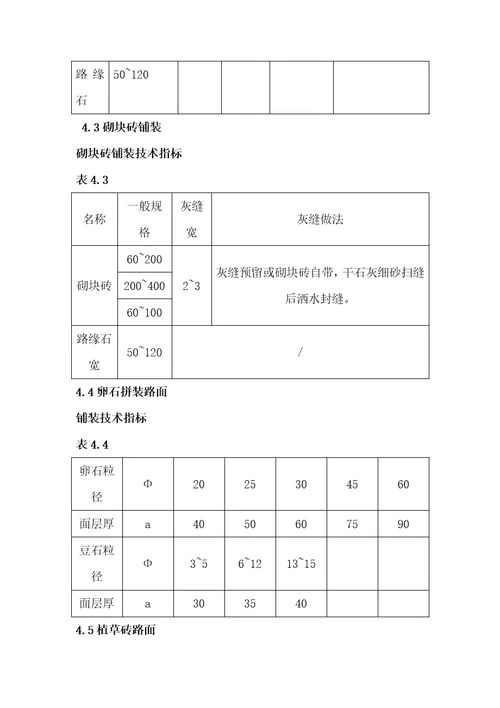 园路铺装重点技术基础规范