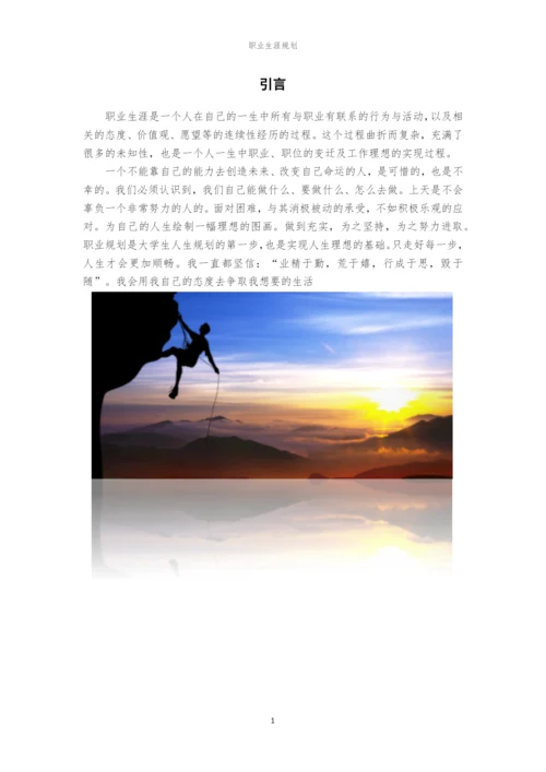 12页3900字法学专业职业生涯规划.docx