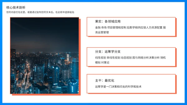 商业智能行业分析报告蓝色商务通用PPT模板