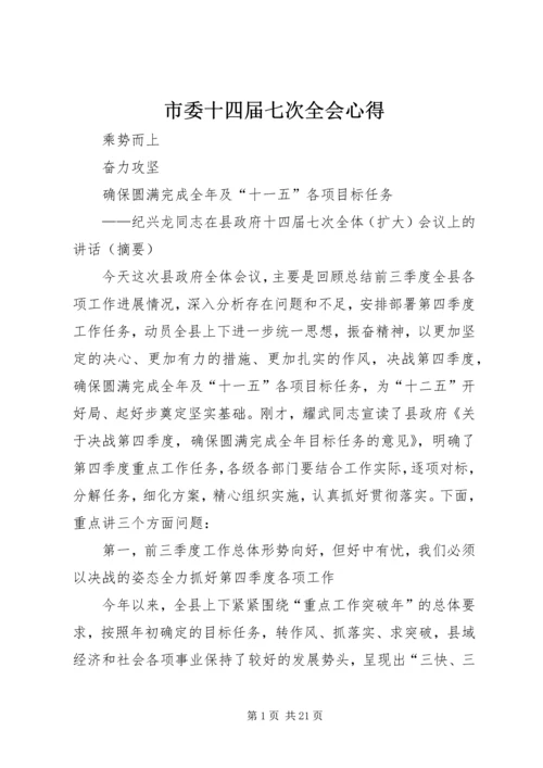 市委十四届七次全会心得 (3).docx