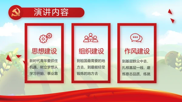 推进乡村振兴重点工作总结动态PPT